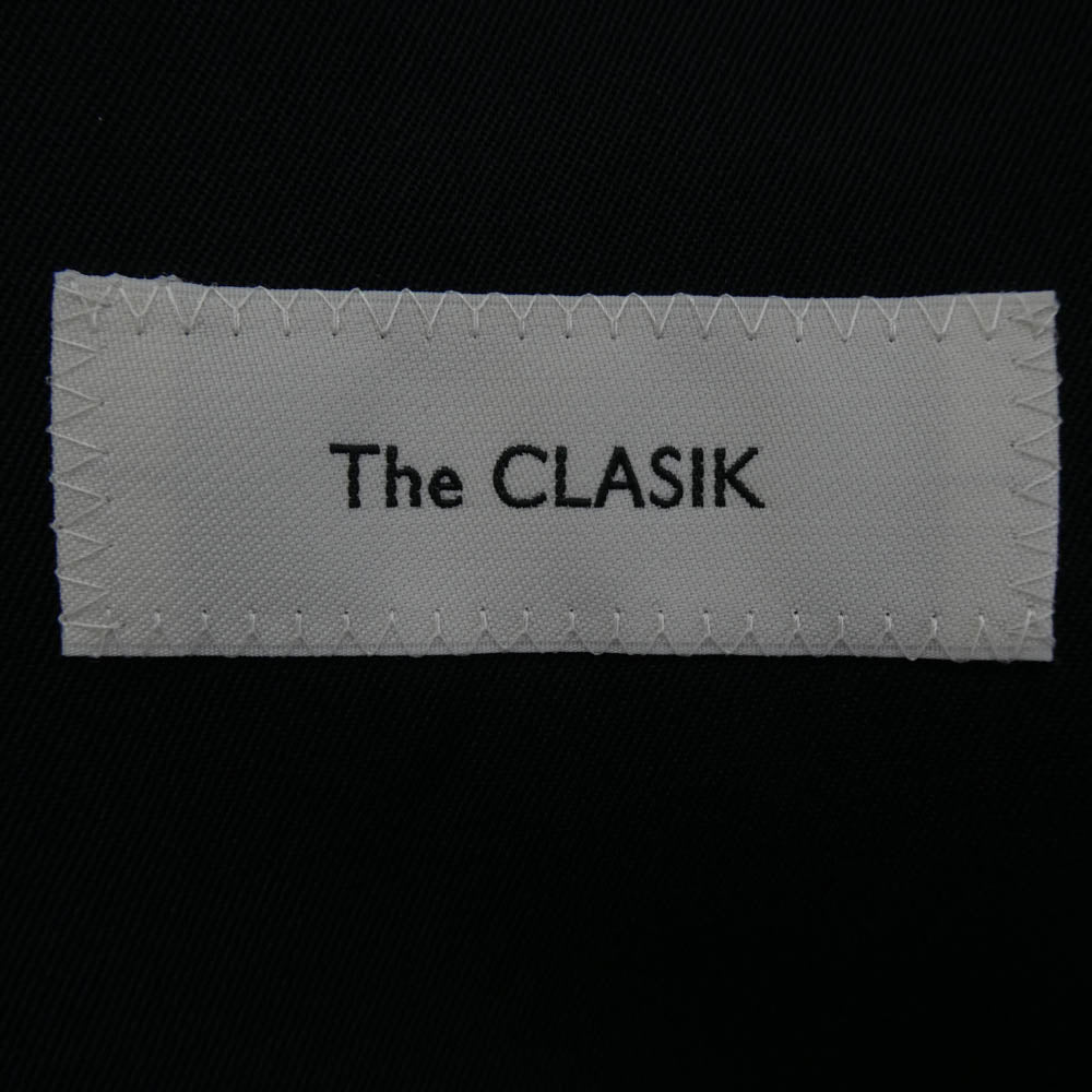 ザ クラシック 21SS 21SS-CKCT-017 BAL COLLAR PONCHO バルカラー ポンチョ オーバーサイズ ジャケット ブラック系 48【美品】【中古】