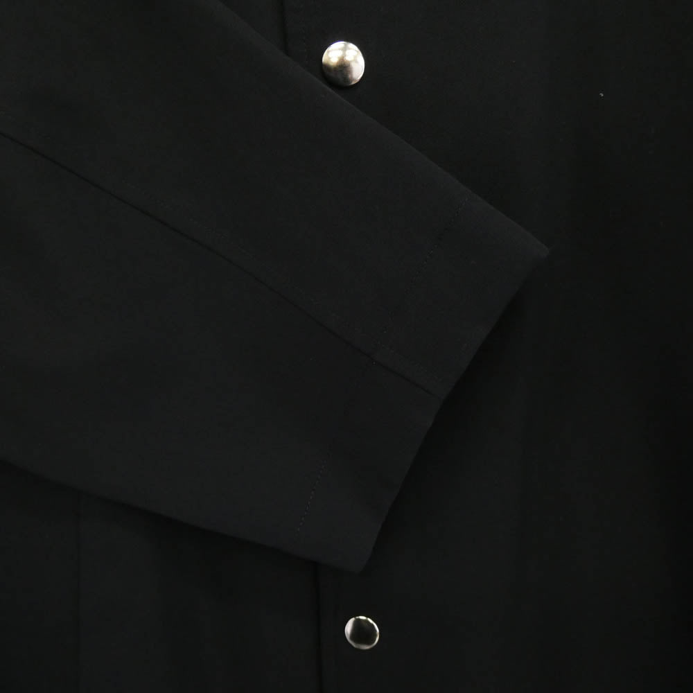 ザ クラシック 21SS 21SS-CKCT-017 BAL COLLAR PONCHO バルカラー ポンチョ オーバーサイズ ジャケット ブラック系 48【美品】【中古】