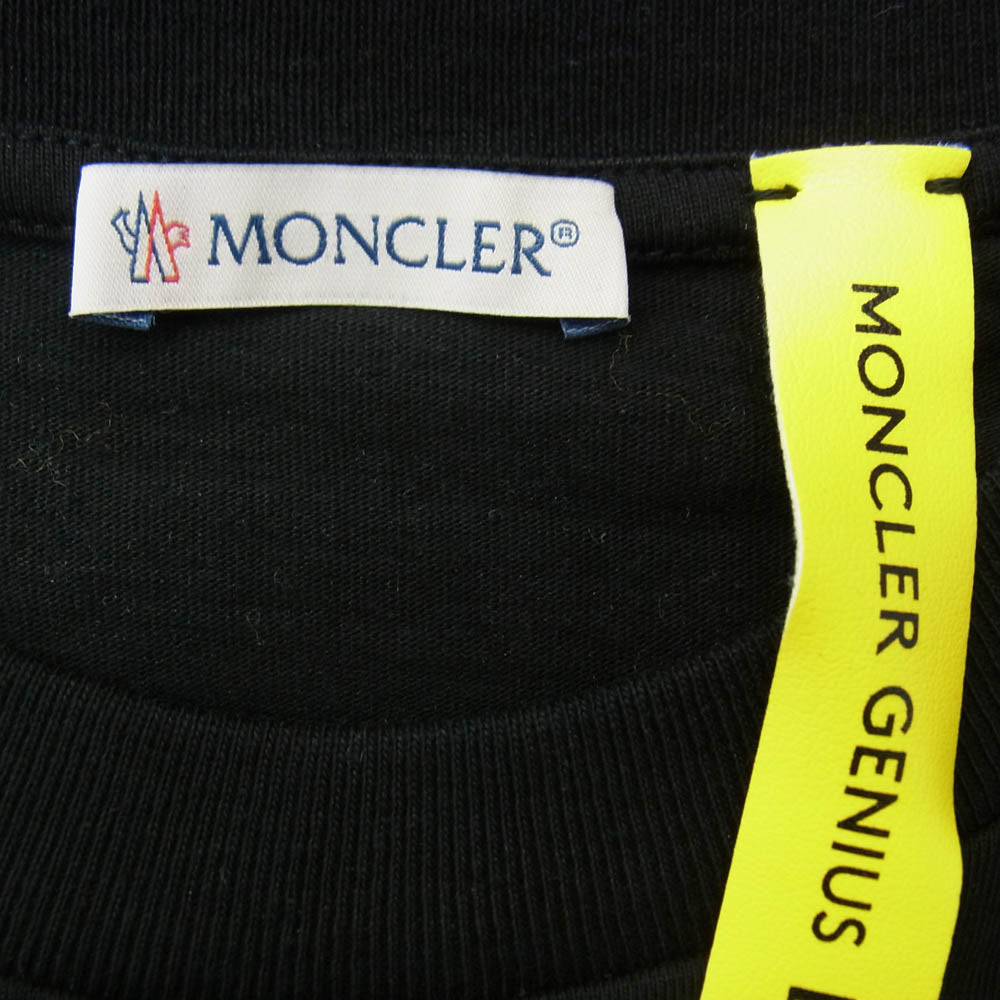 MONCLER モンクレール F209Y8C71010 × 1017 ALYX 9SM アリクス MAGLIA T-SHIRT マリア 半袖 Tシャツ ブラック系 S【極上美品】【中古】