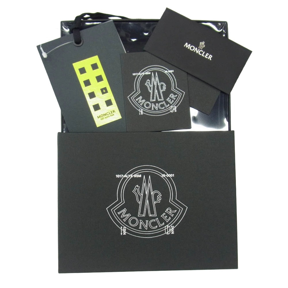 MONCLER モンクレール F209Y8C71010 × 1017 ALYX 9SM アリクス MAGLIA T-SHIRT マリア 半袖 Tシャツ ブラック系 S【極上美品】【中古】