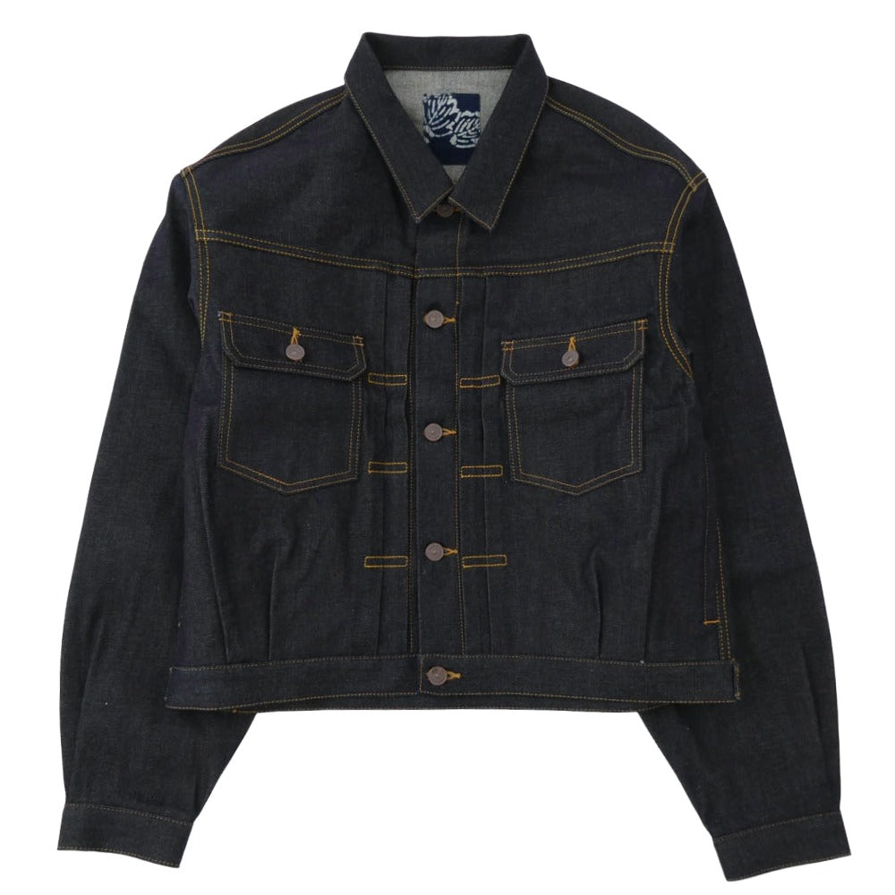 VISVIM ビズビム 25ss 0225905006001 ICT SS 101X JKT UNWASHED アンウォッシュド デニム ジャケット インディゴブルー系 2【新古品】【未使用】【中古】