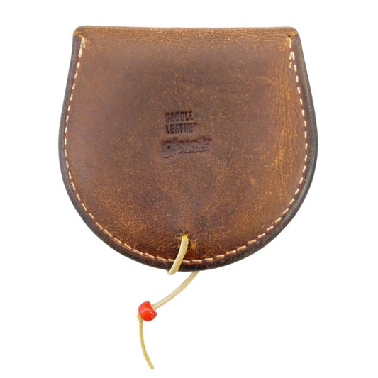 goro's ゴローズ サドルレザー 丸型 小銭入れ コインケース ブラウン系【中古】