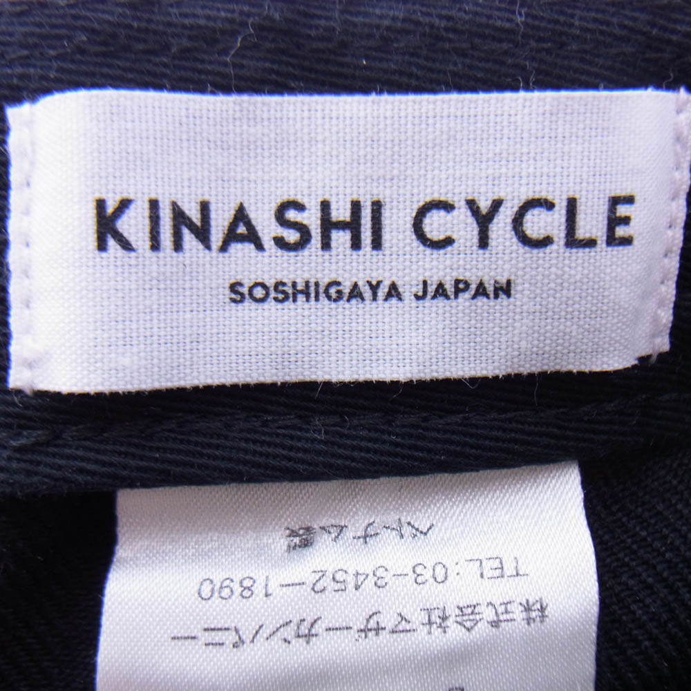 木梨サイクル BASEBALL CAP ベースボール キャップ ブラック系 57-59cm【中古】