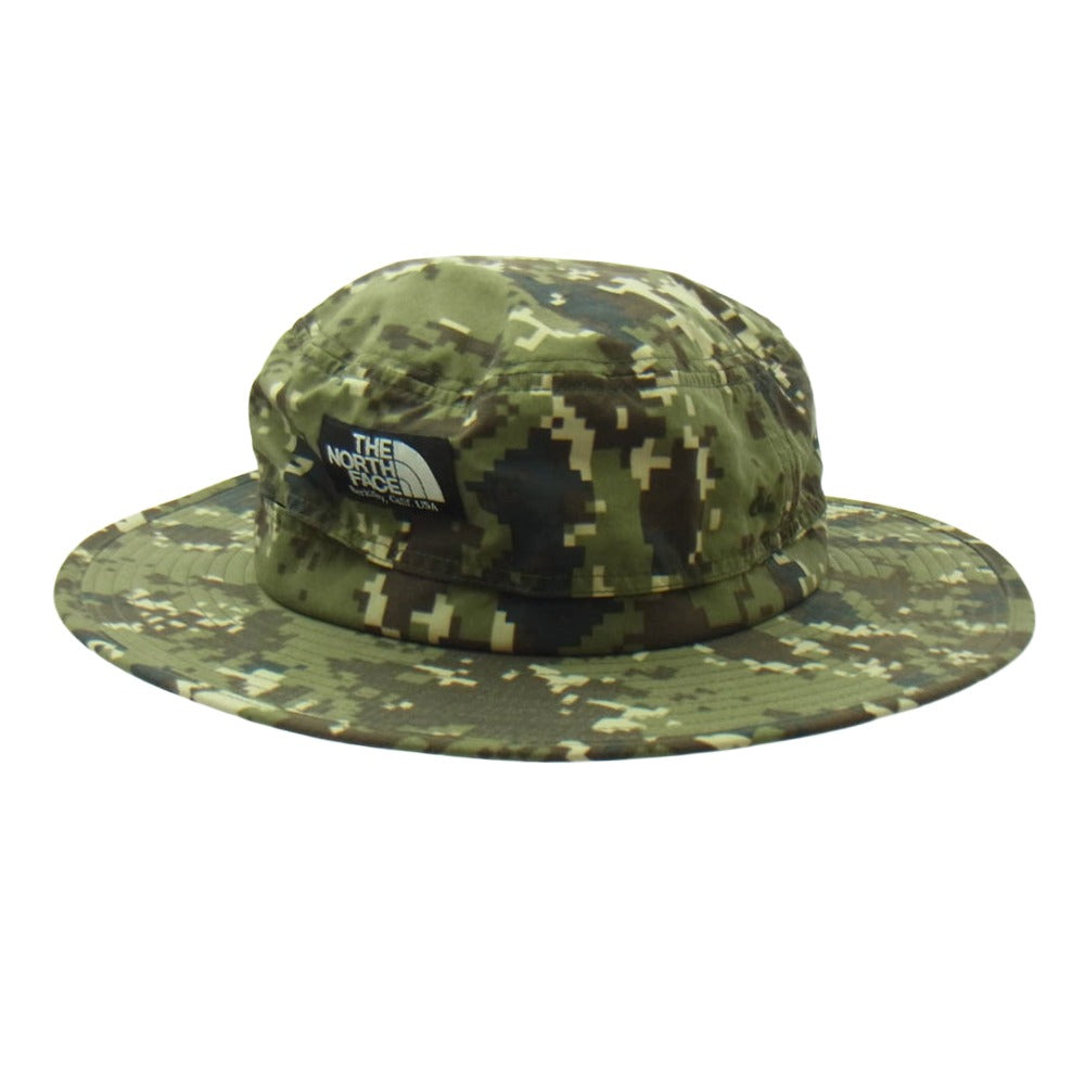 THE NORTH FACE ノースフェイス NN01708 ホライズン ハット 迷彩 デジタルカモ カーキ系 L【中古】