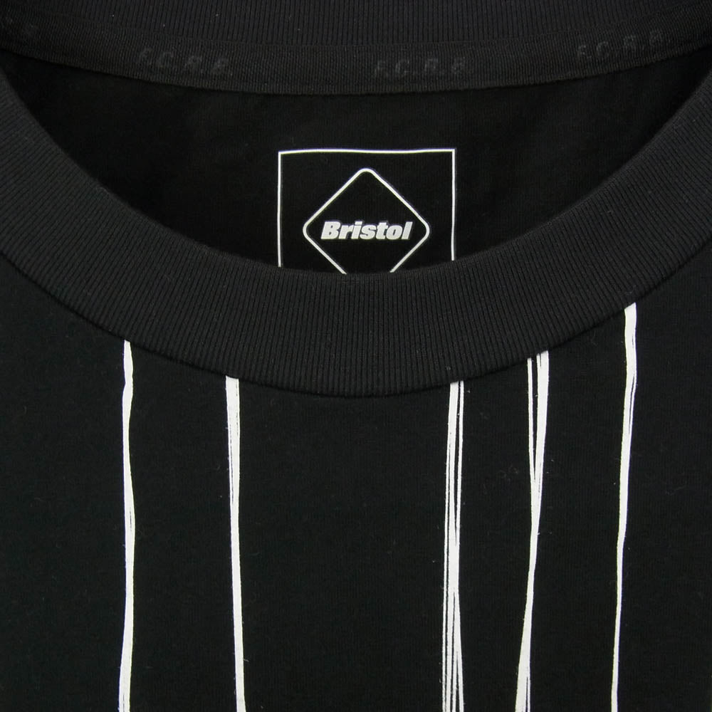 F.C.R.B. エフシーアールビー 25SS FCRB-250131 DEATH STRANDING 2 TITLE LOGO TEE デスストランディング 2 タイトル ロゴ プリント 半袖 Ｔシャツ ブラック系 L【中古】