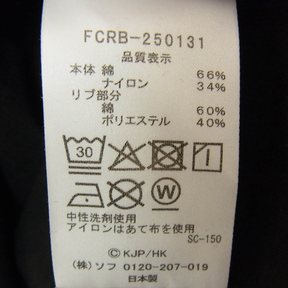 F.C.R.B. エフシーアールビー 25SS FCRB-250131 DEATH STRANDING 2 TITLE LOGO TEE デスストランディング 2 タイトル ロゴ プリント 半袖 Ｔシャツ ブラック系 L【中古】