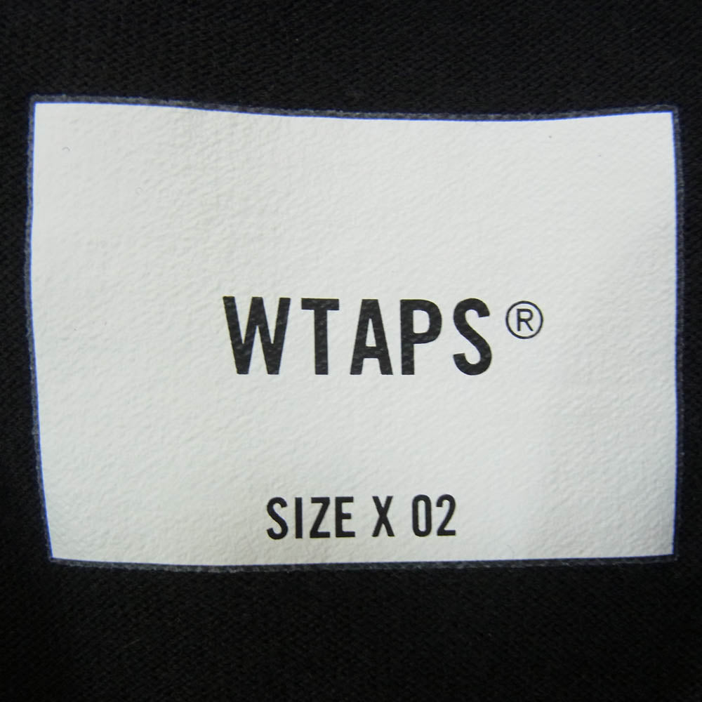 WTAPS ダブルタップス 24SS 241ATDT-CSM18 QB LS RACO ERA フットボール 長袖 カットソー Tシャツ ブラック系 X02【中古】