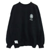 DESCENDANT ディセンダント 24AW 242ATDS-CNM02S STERN CREW NECK スターン クルーネック スウェット シャツ ブラック系 3【美品】【中古】