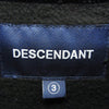 DESCENDANT ディセンダント 24AW 242ATDS-CNM02S STERN CREW NECK スターン クルーネック スウェット シャツ ブラック系 3【美品】【中古】