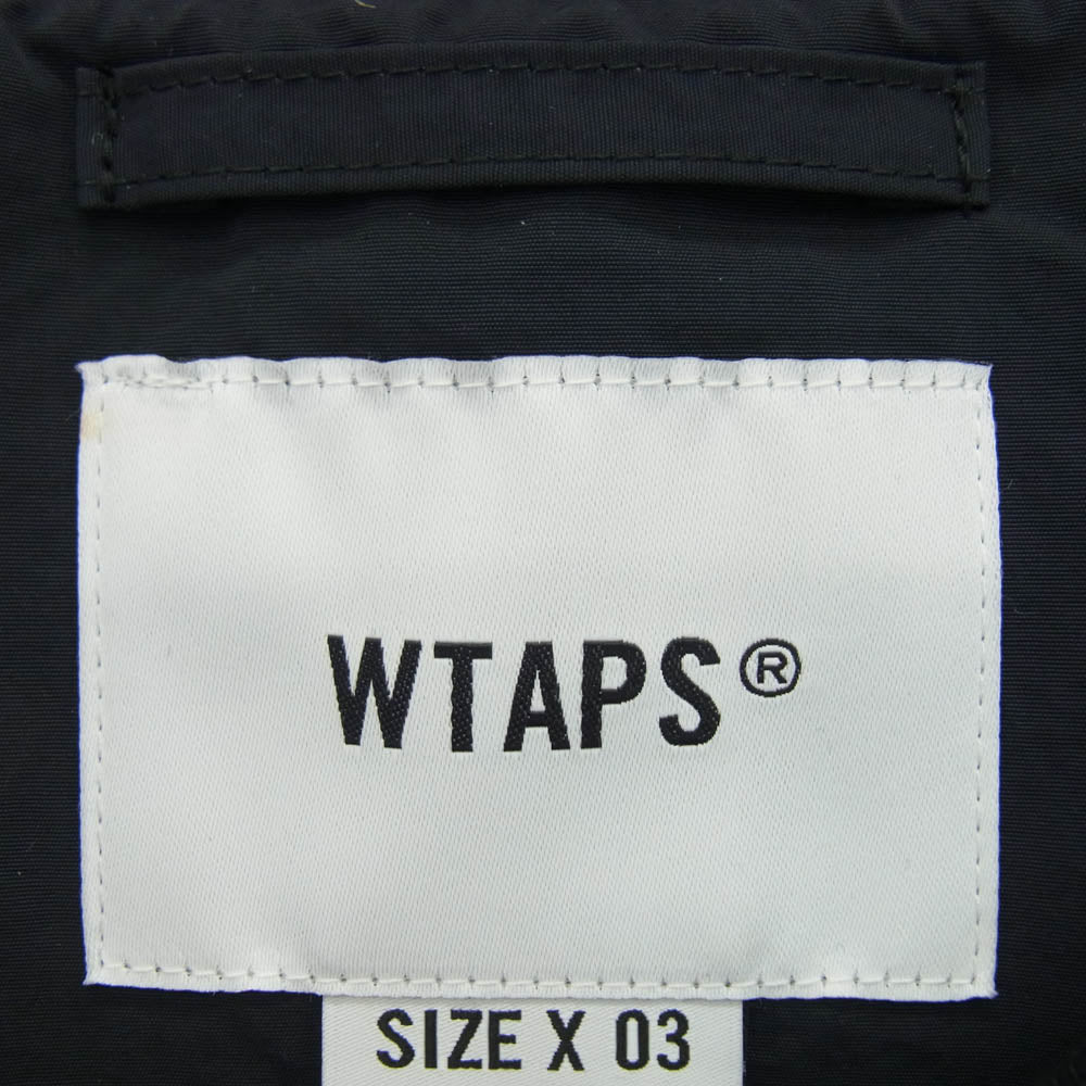 WTAPS ダブルタップス 24SS 242CWDT-SHM03 Finder LS Nylon Tussah ファインダー ナイロン タッサー ロゴ 長袖 Tシャツ ブラック系 X03【極上美品】【中古】