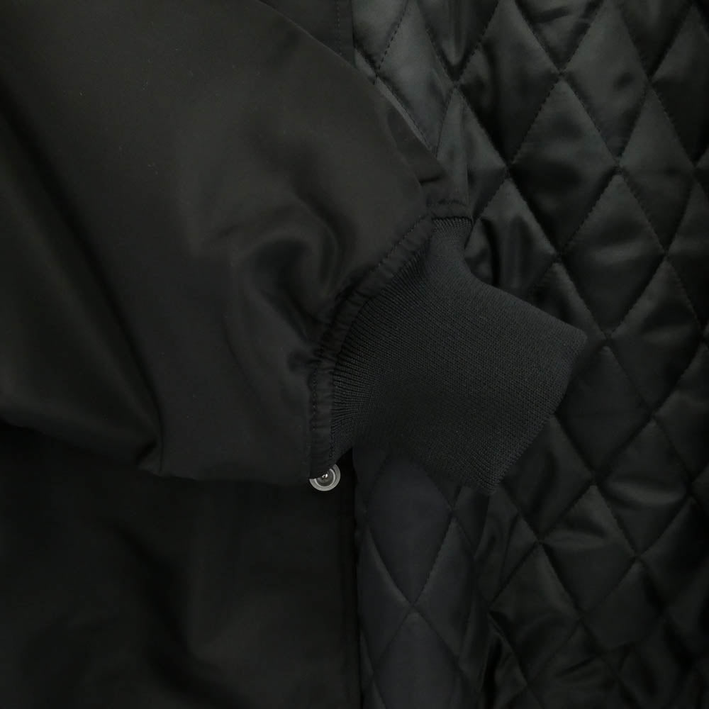 WTAPS ダブルタップス 23AW 232TQDT-JKM05 NYLON TWILL LEAGUE TEAM JACKET ナイロン ツィル リーグ チーム ジャケット ブラック系 X03【新古品】【未使用】【中古】