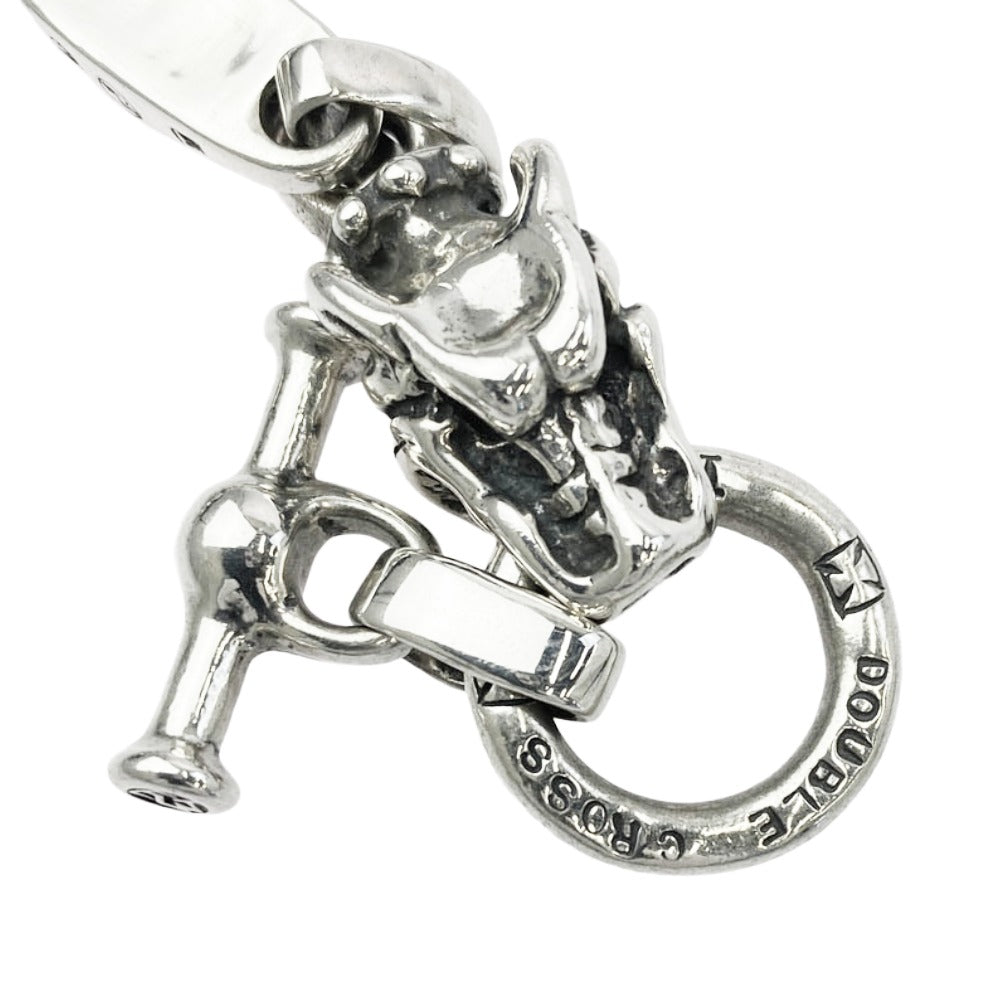 TRAVIS WALKER トラヴィスワーカー 12ミートリンク 2ガーゴイル バイオフック ウォレットチェーン シルバー系【中古】 TRAVIS WALKER トラヴィスワーカー 12ミートリンク 2ガーゴイル バイオ