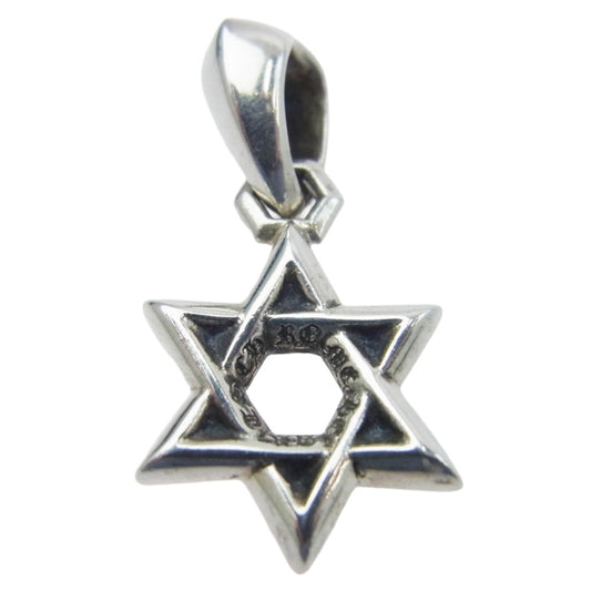 CHROME HEARTS クロムハーツ（原本無） STAR OF DAVID CHARM スターオブダビデ チャーム ペンダントトップ シルバー系【中古】