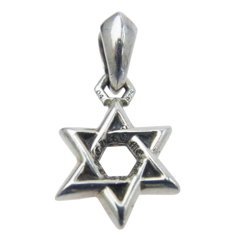 CHROME HEARTS クロムハーツ（原本無） STAR OF DAVID CHARM スターオブダビデ チャーム ペンダントトップ シルバー系【中古】