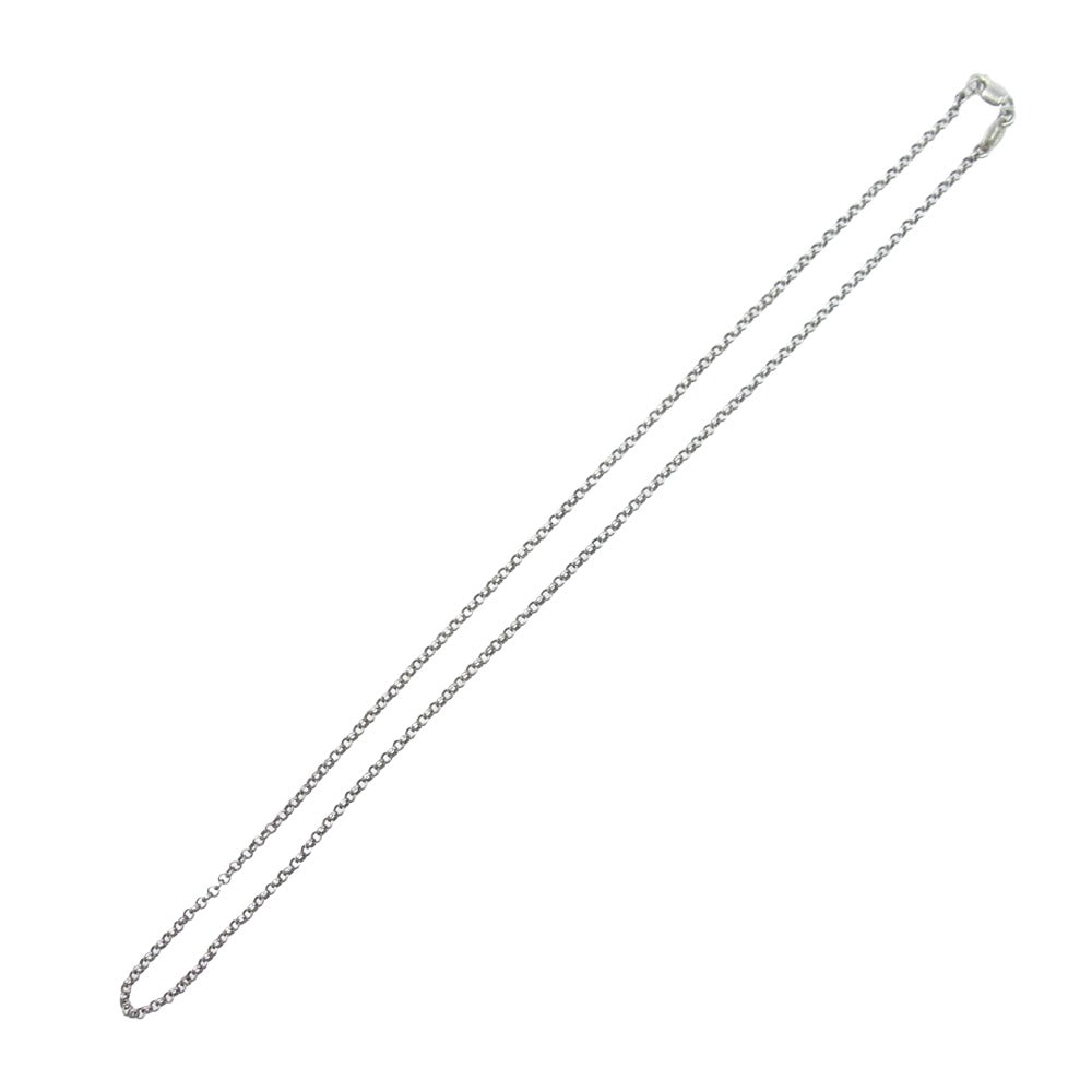 CHROME HEARTS クロムハーツ（原本無） NECKCHAIN R18 ロールチェーン 18inch 18インチ ネックレス シルバー系【中古】