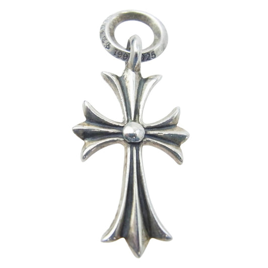 CHROME HEARTS クロムハーツ（原本無） TINY CH CROSS タイニー CH クロス チャーム ペンダントトップ シルバー系【中古】