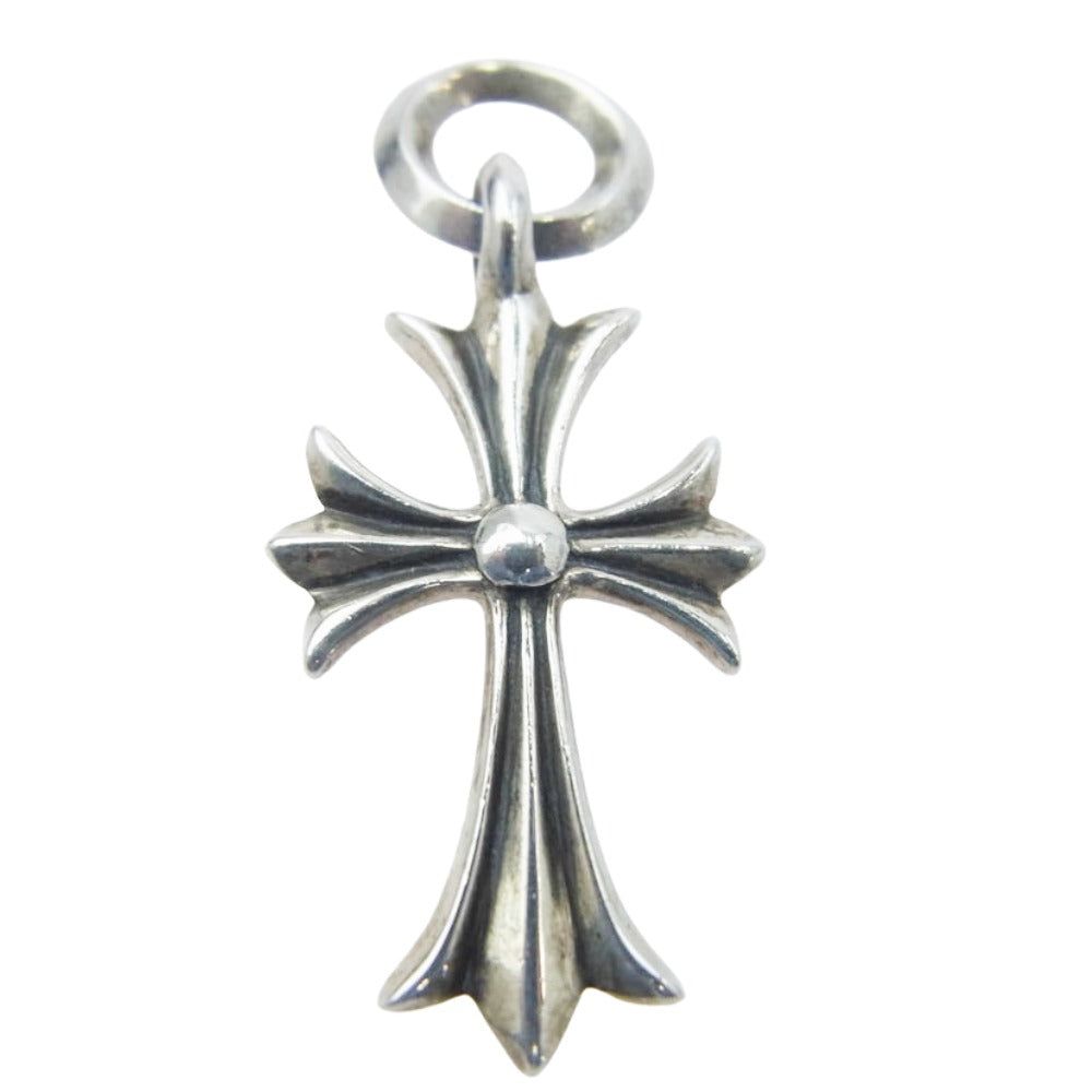 CHROME HEARTS クロムハーツ（原本無） TINY CH CROSS タイニー CH クロス チャーム ペンダントトップ シルバー系【中古】
