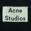 ACNE STUDIOS アクネストゥディオズ CASEY SLOGAN PHOTO COPY スウェット トレーナー ブラック系 XS【中古】