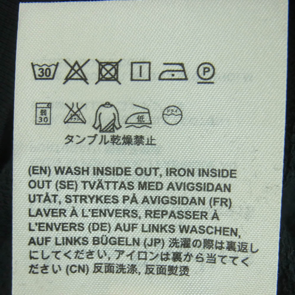 ACNE STUDIOS アクネストゥディオズ CASEY SLOGAN PHOTO COPY スウェット トレーナー ブラック系 XS【中古】