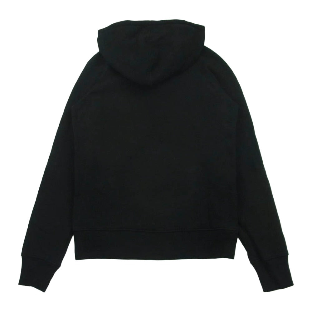 AMI PARIS アミパリス H15J003.74 Alexandre Mattiussi ロゴアップリケ フーディー パーカー ブラック系 XS【中古】