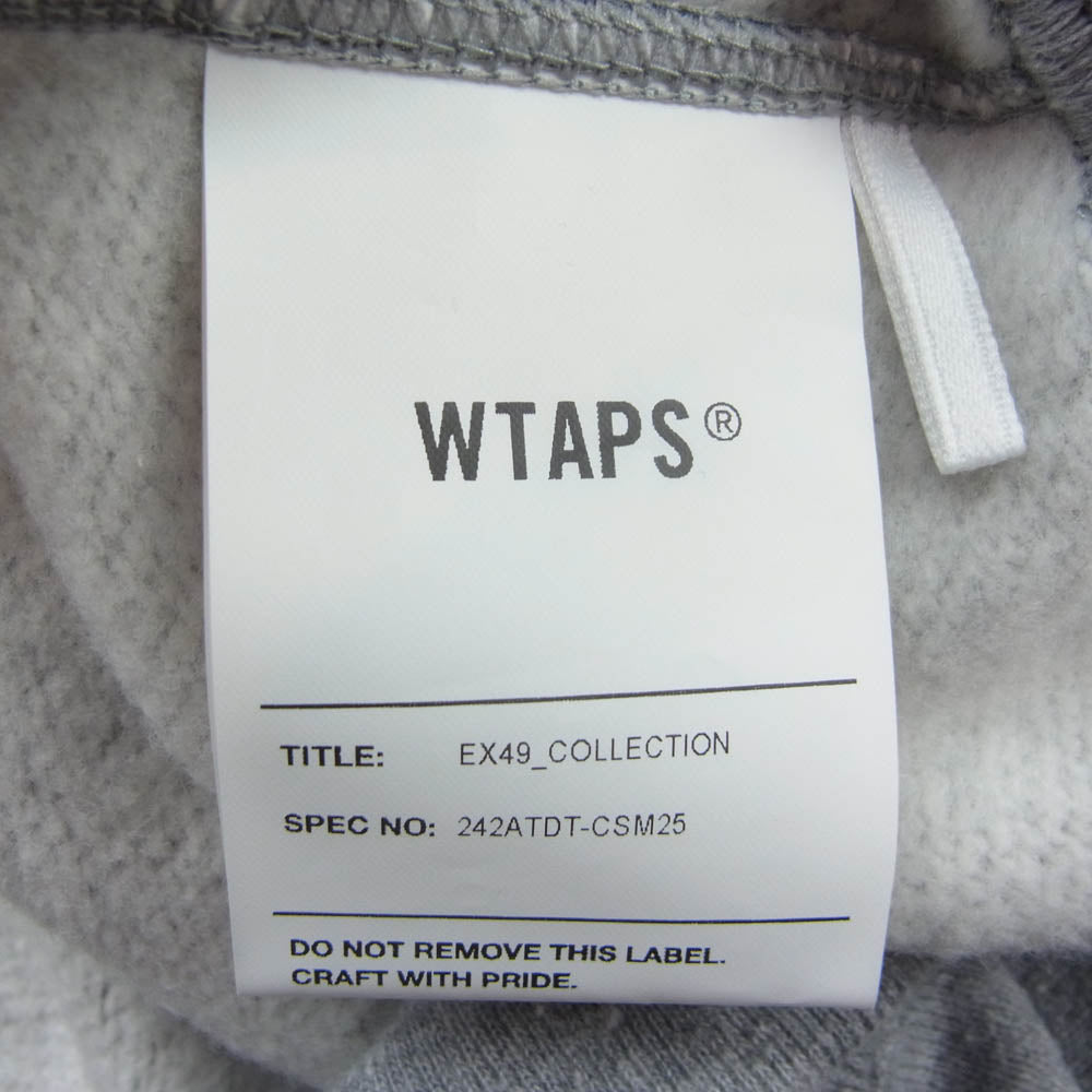 WTAPS ダブルタップス 242ATDT-CSM25 SWEATER CTPL ASH GRAY クルーネック スウェット トレーナー グレー系 X02【中古】