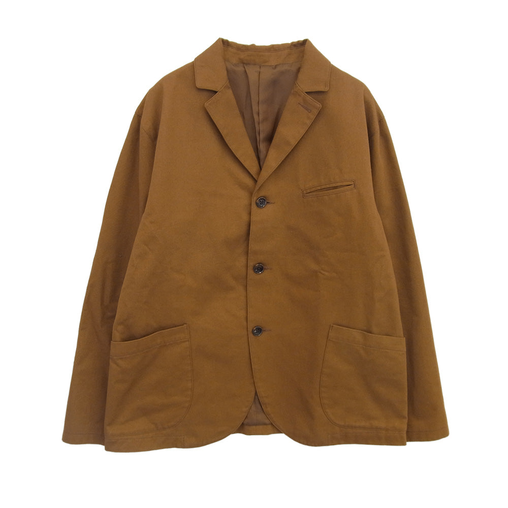 Pherrow's フェローズ 23W-PWSC1 ミリタリークロス サックコート テーラードジャケット ブラウン系 XL【中古】