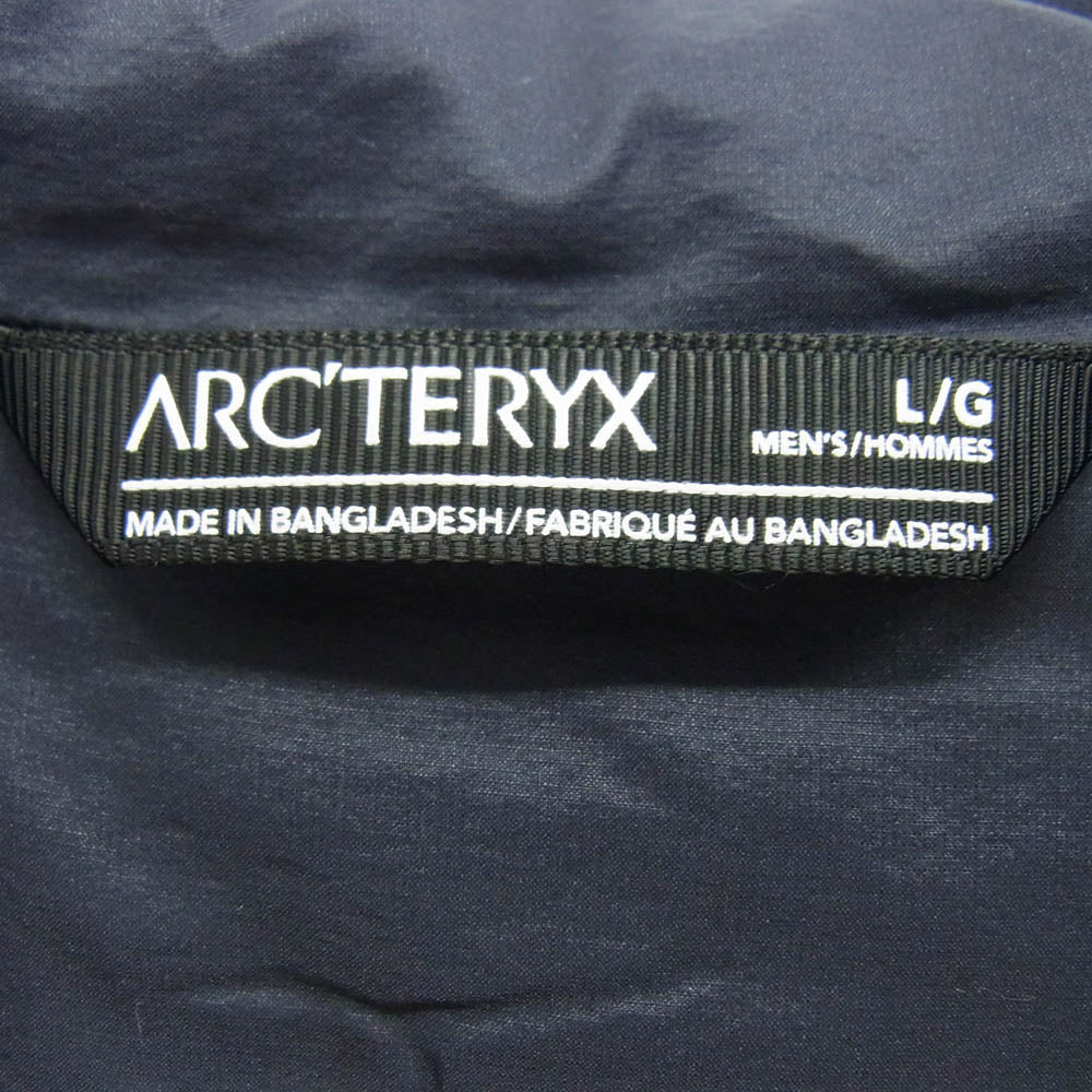 ARC'TERYX アークテリクス 24108 ATOM LT HOODY JACKET アトム LT フーディ ジャケット ネイビー系 L【中古】