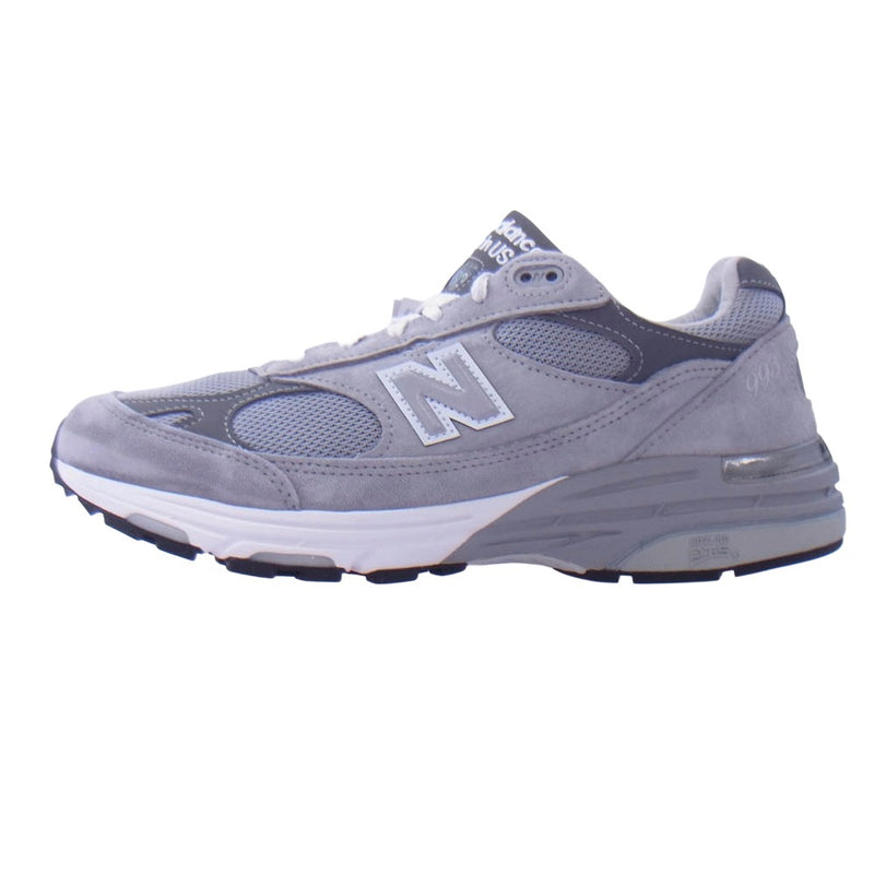 NEW BALANCE ニューバランス MR993GL USA製 NB グレー スエード ローカット スニーカー グレー系 D 27.5cm【新古品】【未使用】【中古】