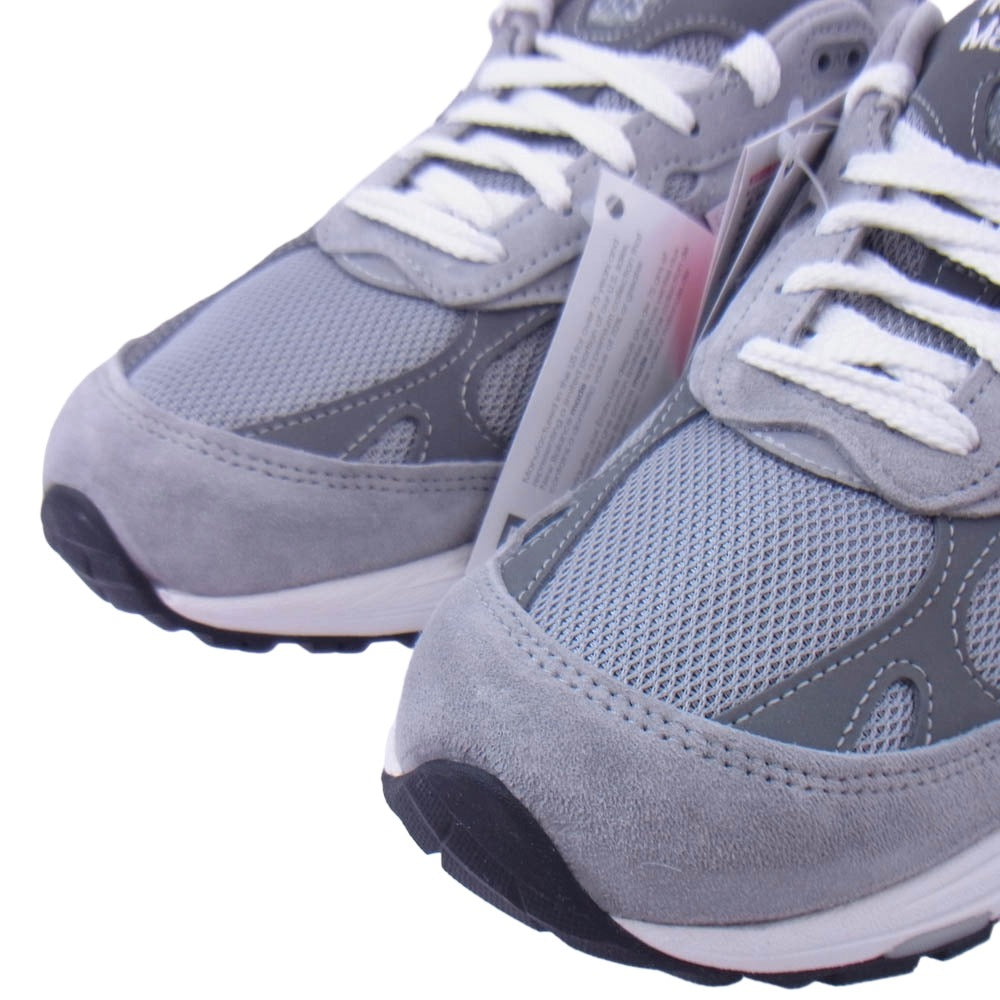 NEW BALANCE ニューバランス MR993GL USA製 NB グレー スエード ローカット スニーカー グレー系 D 27.5cm【新古品】【未使用】【中古】