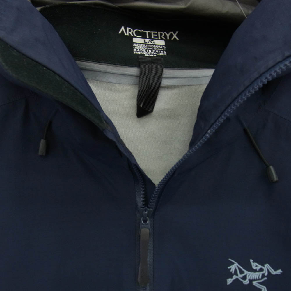 ARC'TERYX アークテリクス 23705 BETA SL HYBRID JKT GORE-TEX PARKA ベータ ハイブリッド ナイロン ジャケット ゴアテックス パーカ ダークネイビー系 L【中古】