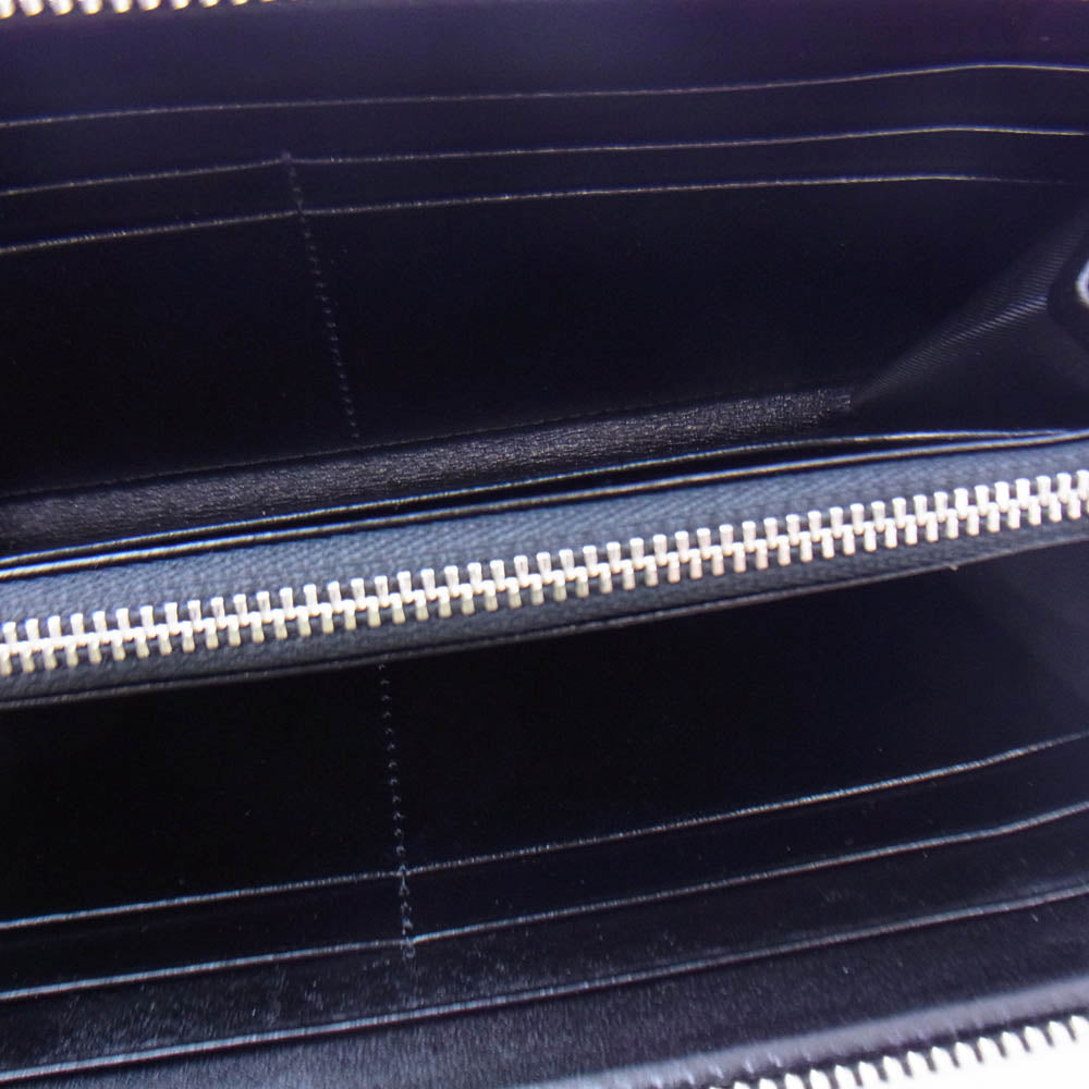 aniary アニアリ 34-20019 G-Film Leather ジー フィルム レザー 長財布 ブラック系【新古品】【未使用】【中古】