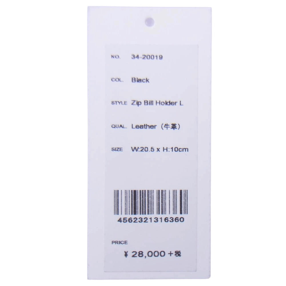 aniary アニアリ 34-20019 G-Film Leather ジー フィルム レザー 長財布 ブラック系【新古品】【未使用】【中古】