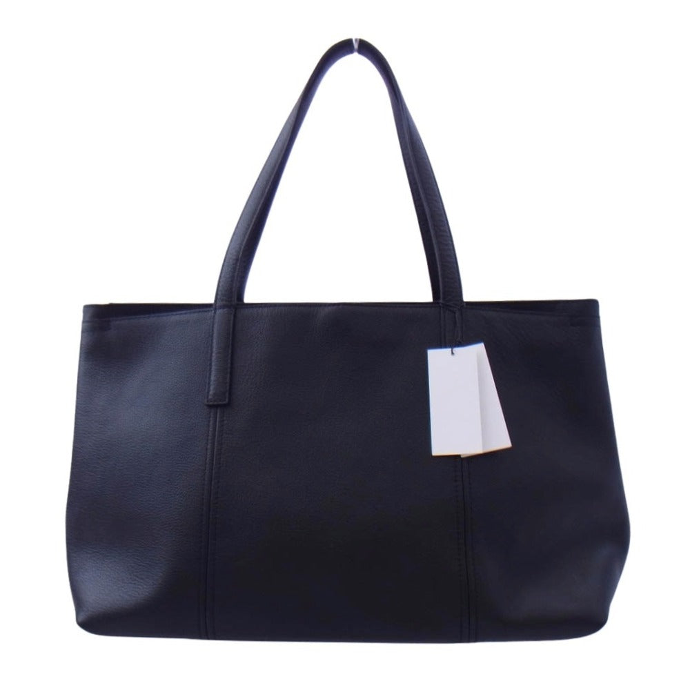 aniary アニアリ 07-02011 Shrink Leather シュリンクレザー トートバッグ ブラック系【新古品】【未使用】【中古】