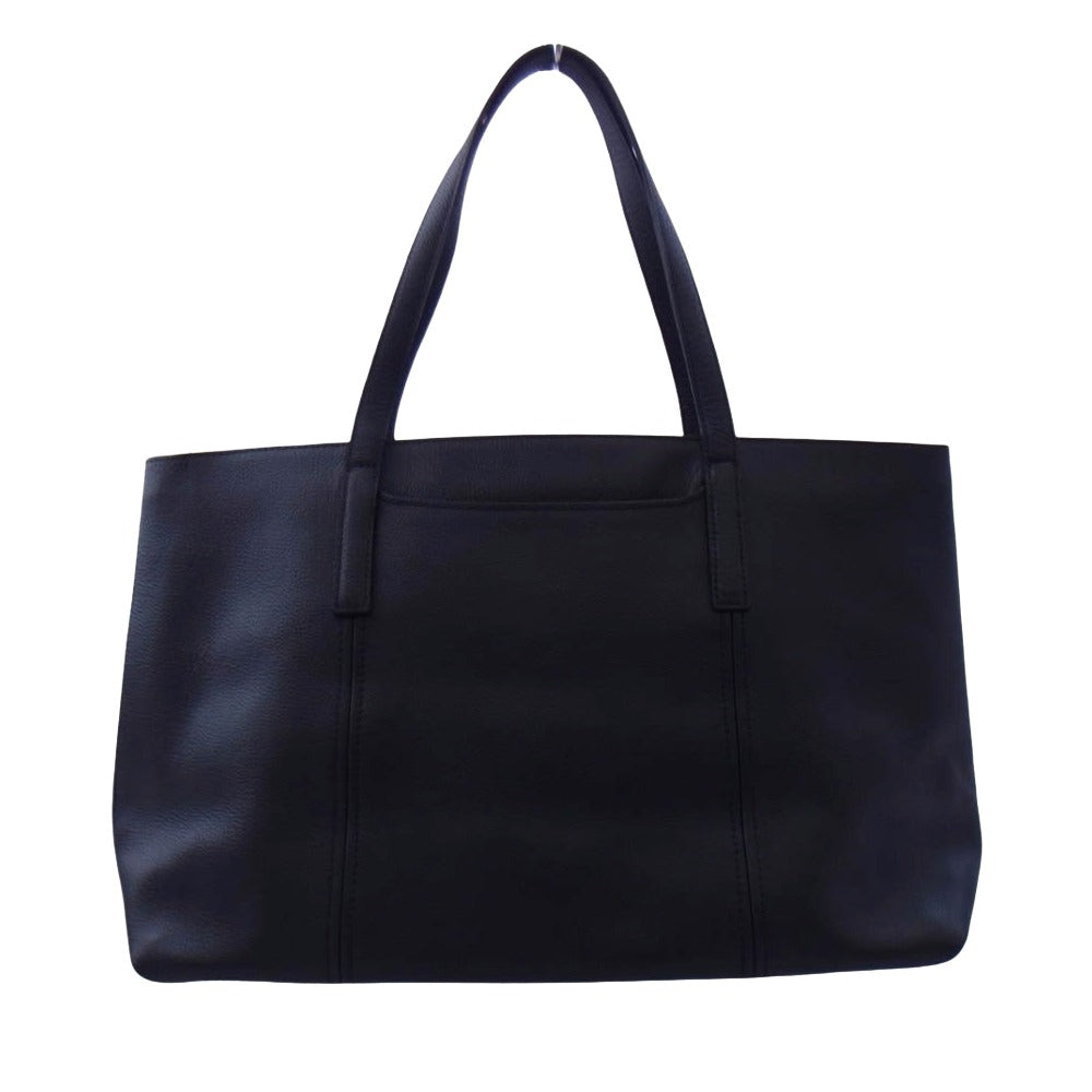 aniary アニアリ 07-02011 Shrink Leather シュリンクレザー トートバッグ ブラック系【新古品】【未使用】【中古】