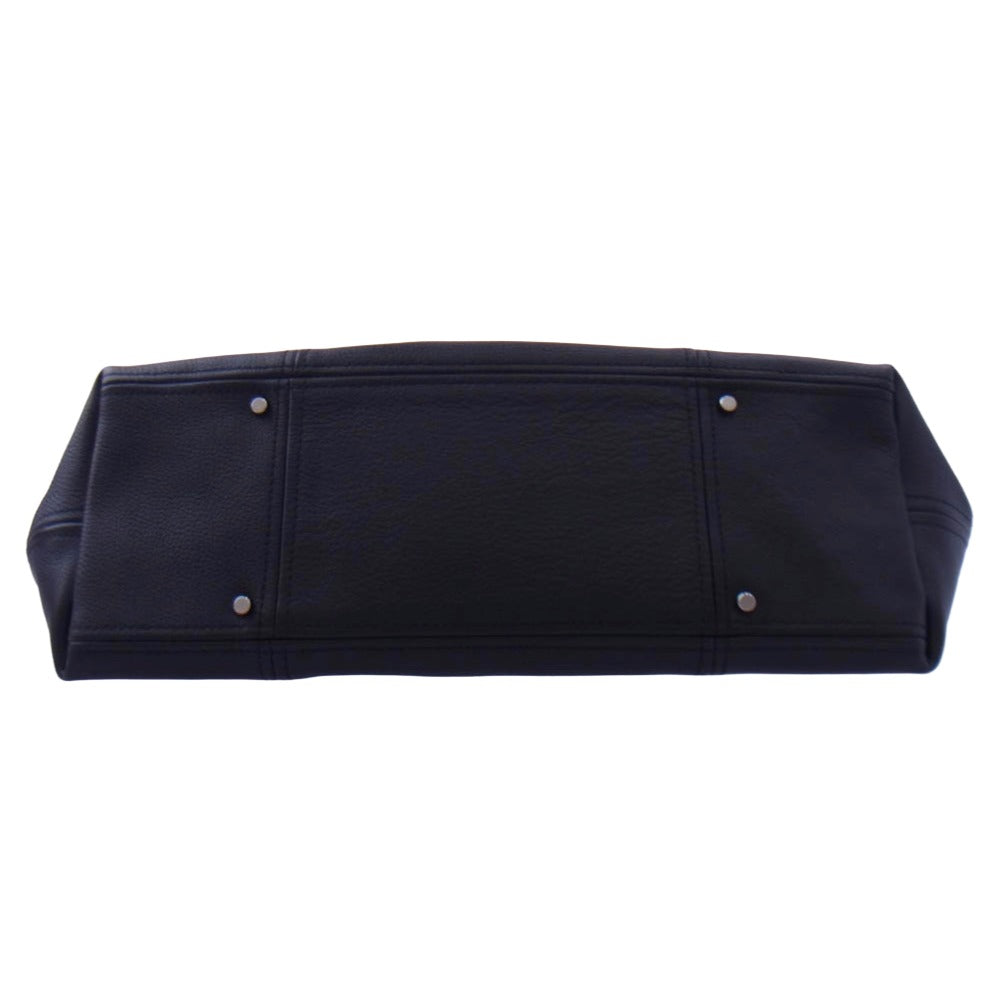 aniary アニアリ 07-02011 Shrink Leather シュリンクレザー トートバッグ ブラック系【新古品】【未使用】【中古】