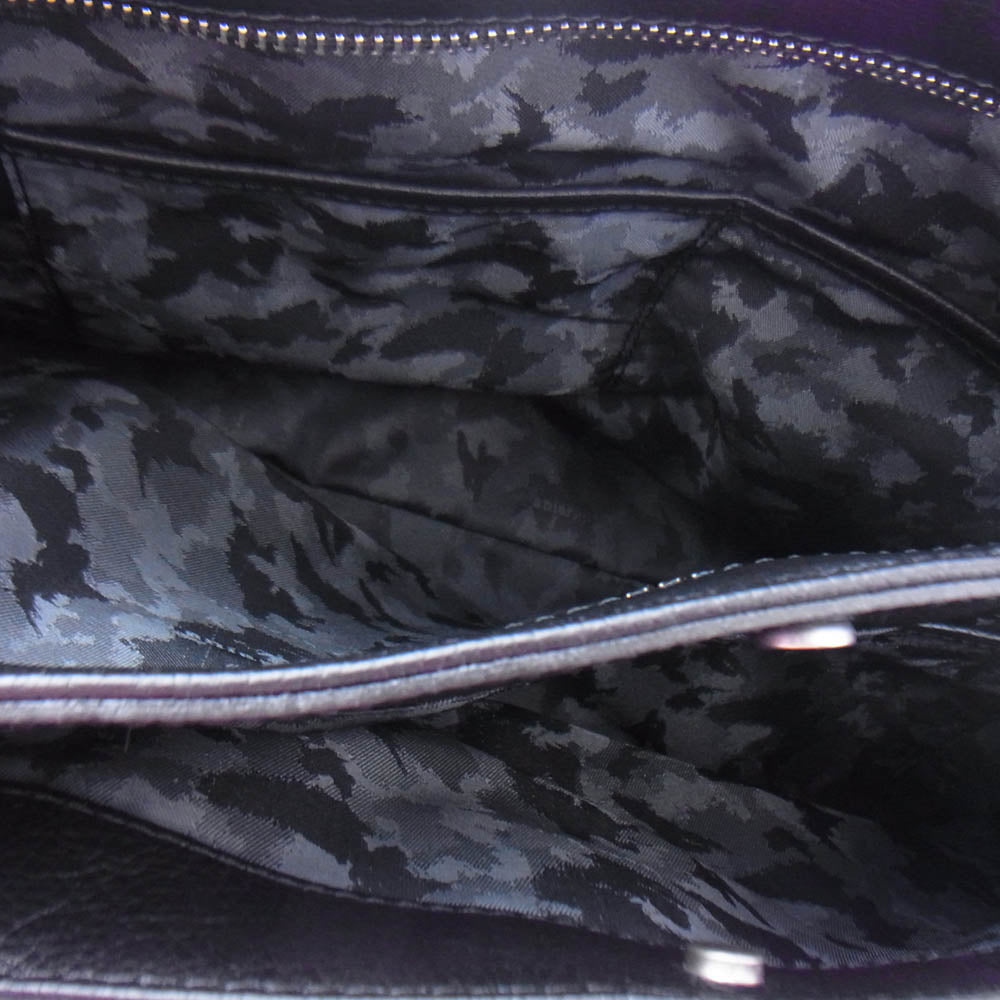 aniary アニアリ 07-02011 Shrink Leather シュリンクレザー トートバッグ ブラック系【新古品】【未使用】【中古】