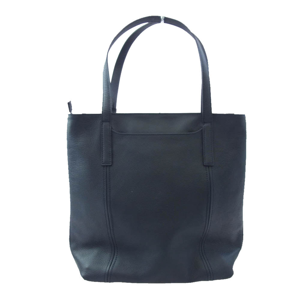 aniary アニアリ 07-02012 Shrink Leather シュリンクレザー トートバッグ ダークネイビー系【新古品】【未使用】【中古】