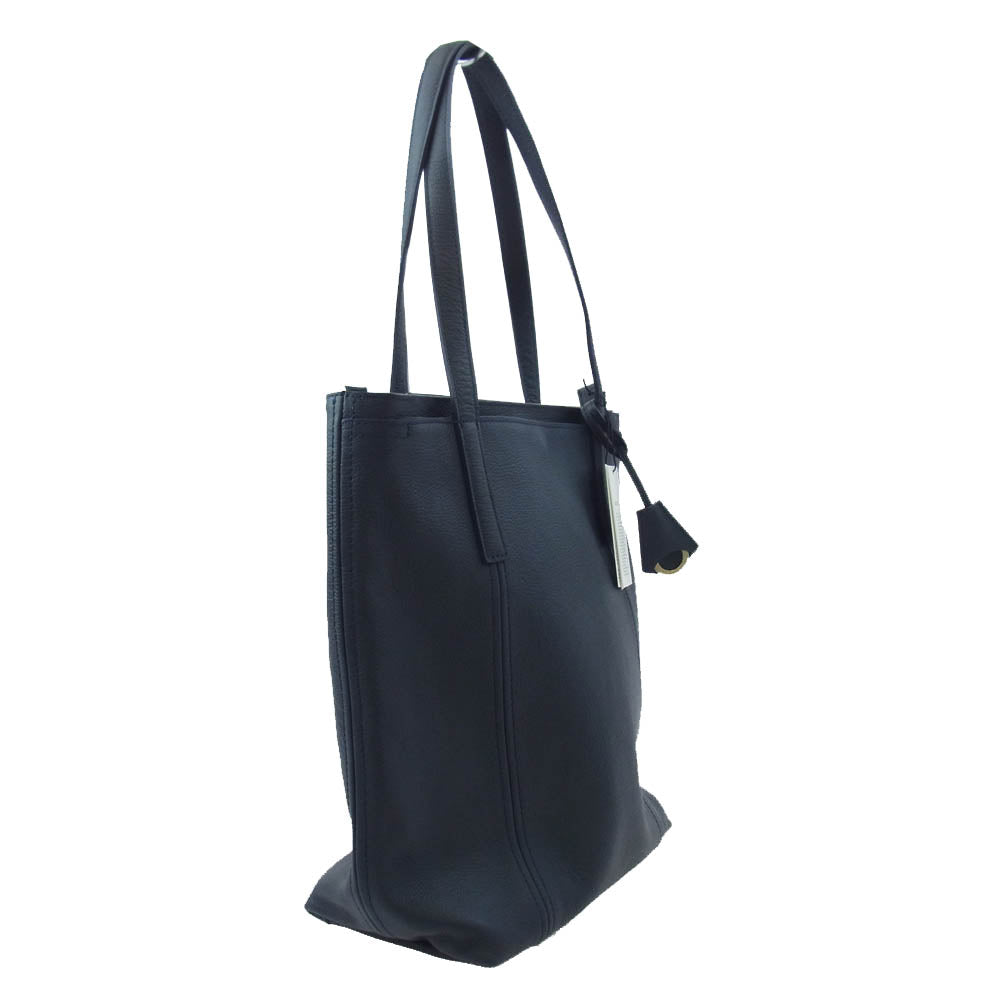 aniary アニアリ 07-02012 Shrink Leather シュリンクレザー トートバッグ ダークネイビー系【新古品】【未使用】【中古】