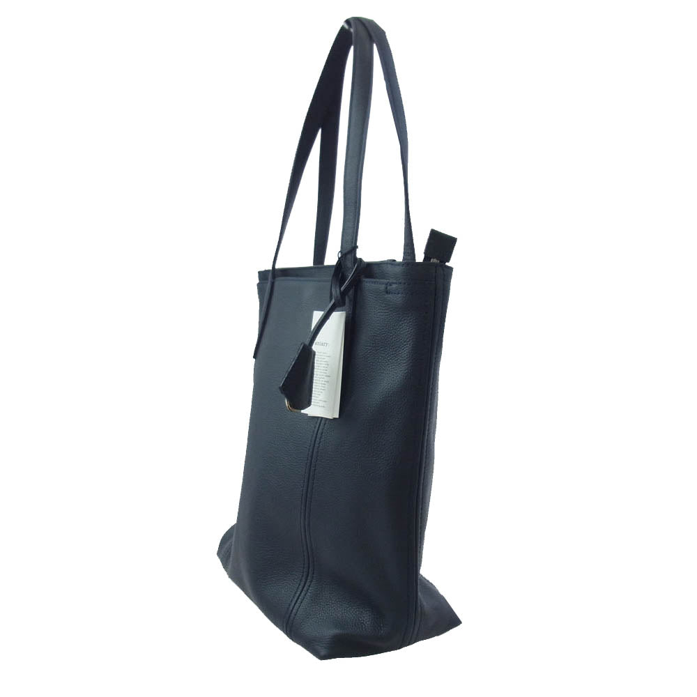 aniary アニアリ 07-02012 Shrink Leather シュリンクレザー トートバッグ ダークネイビー系【新古品】【未使用】【中古】