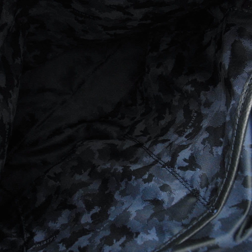 aniary アニアリ 07-02012 Shrink Leather シュリンクレザー トートバッグ ダークネイビー系【新古品】【未使用】【中古】