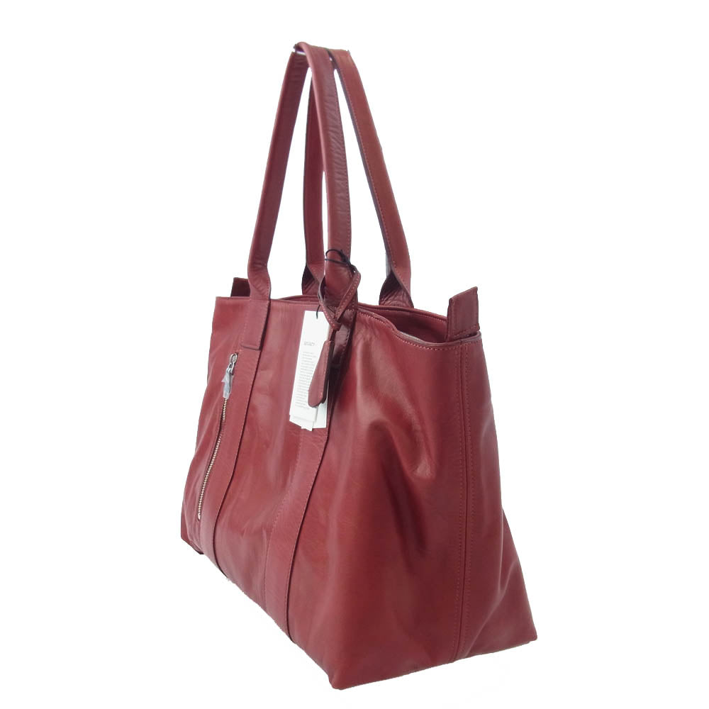 aniary アニアリ 28-02000 Reality Leather リアリティレザー トートバッグ レッド系【新古品】【未使用】【中古】