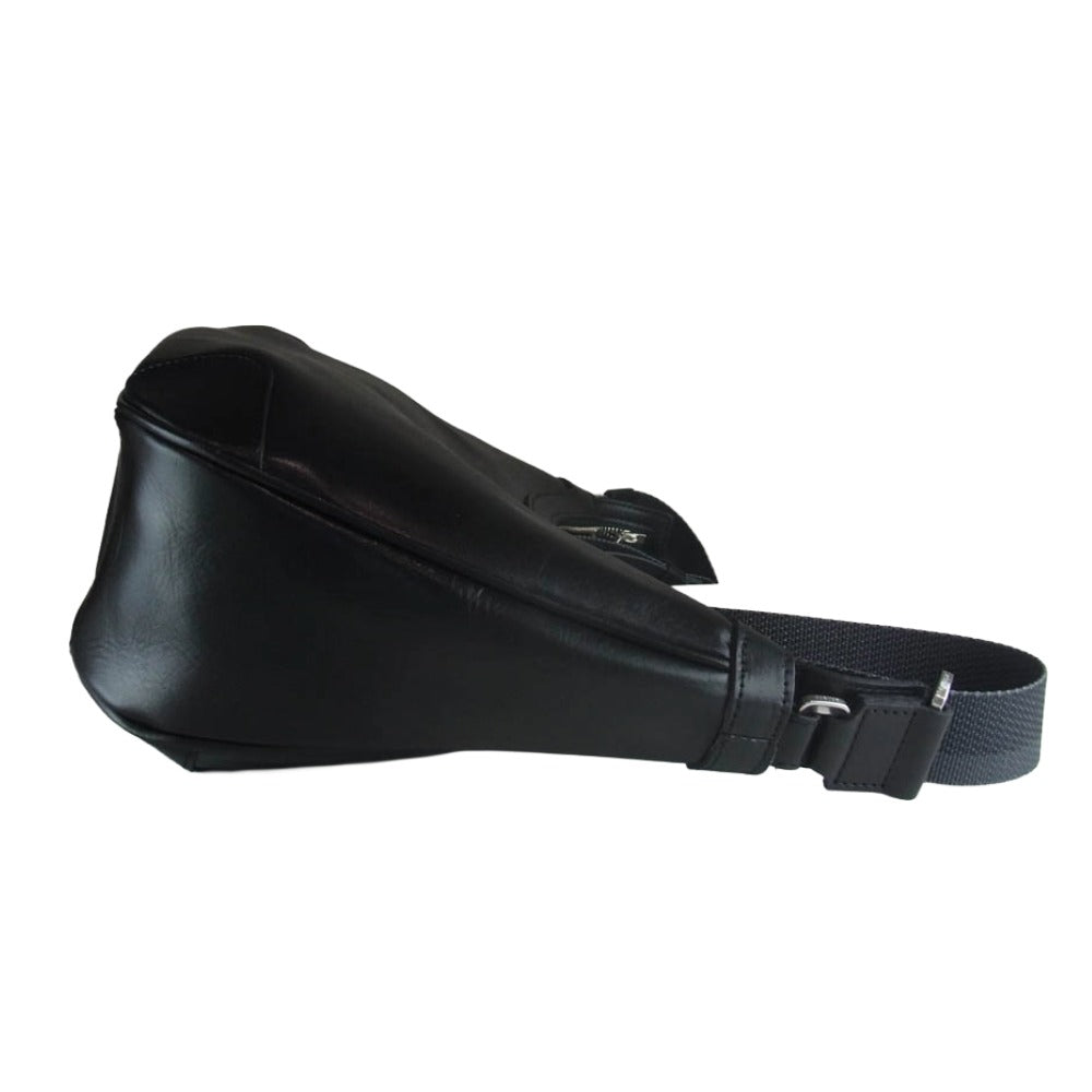 aniary アニアリ 01-03008 Antique Leather アンティークレザー ショルダーバッグ ブラック系【新古品】【未使用】【中古】