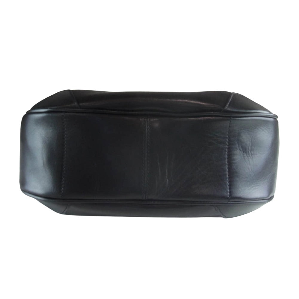 aniary アニアリ 01-03008 Antique Leather アンティークレザー ショルダーバッグ ブラック系【新古品】【未使用】【中古】