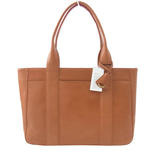 aniary アニアリ 01-02013 スマートトート アンティークレザー トートバッグ オレンジ系 ダークオレンジ系【新古品】【未使用】【中古】