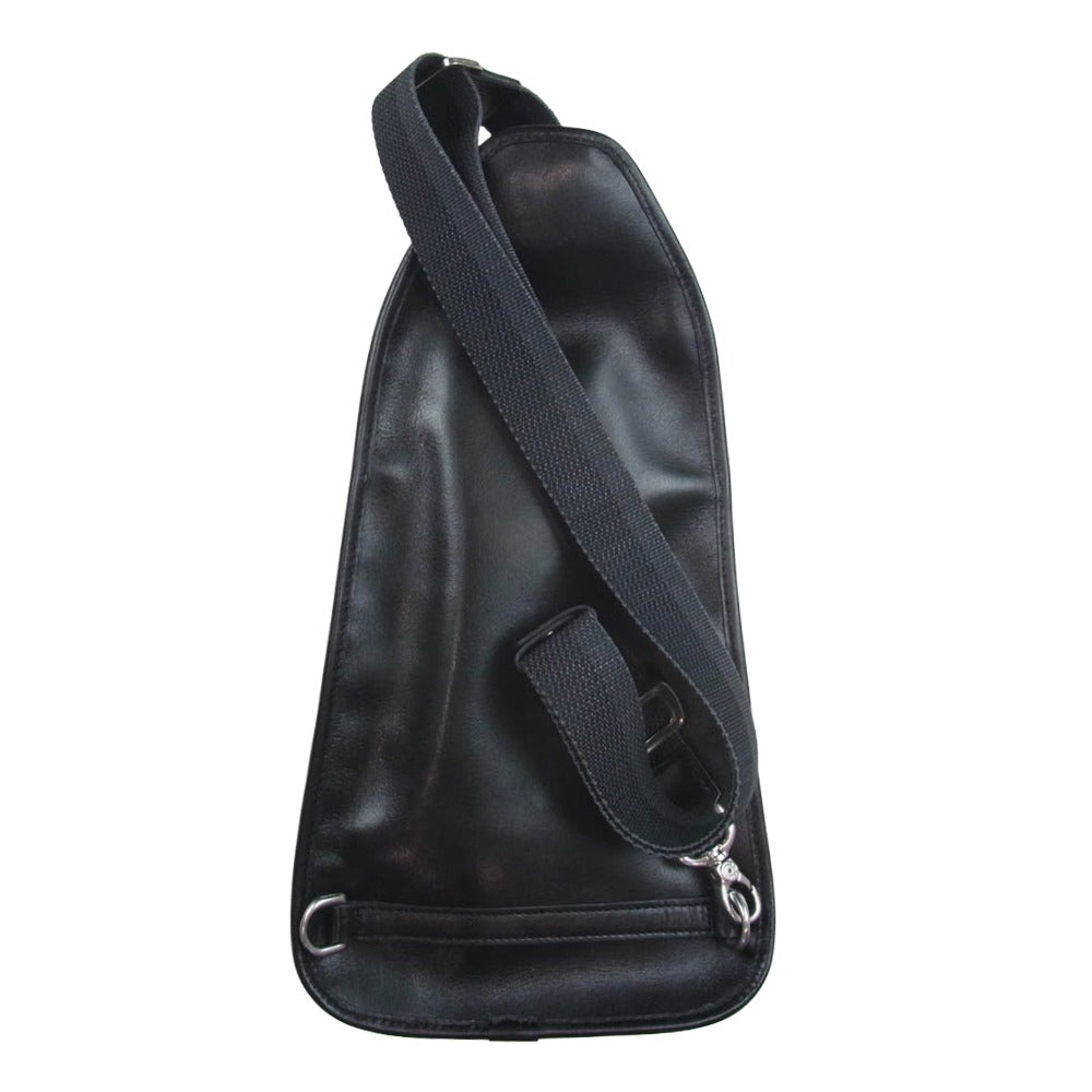 aniary アニアリ 01-07004 Antique Leather アンティークレザー ボディバッグ ブラック系【新古品】【未使用】【中古】
