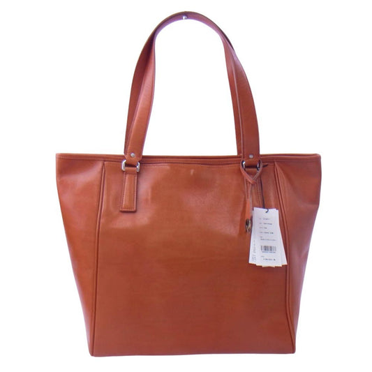 aniary アニアリ 01-02017 Antique Leather アンティークレザー トートバッグ オレンジ系【新古品】【未使用】【中古】