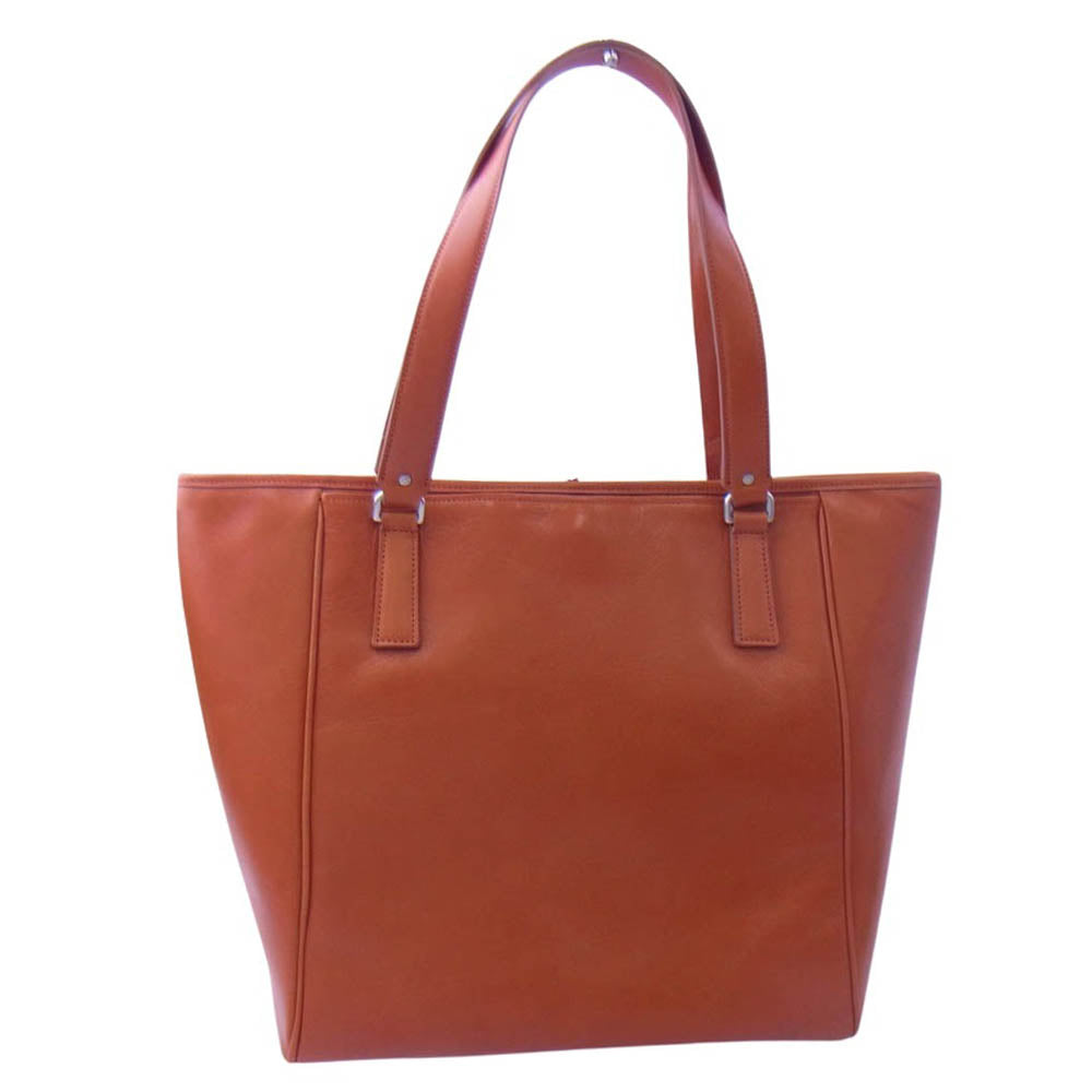 aniary アニアリ 01-02017 Antique Leather アンティークレザー トートバッグ オレンジ系【新古品】【未使用】【中古】