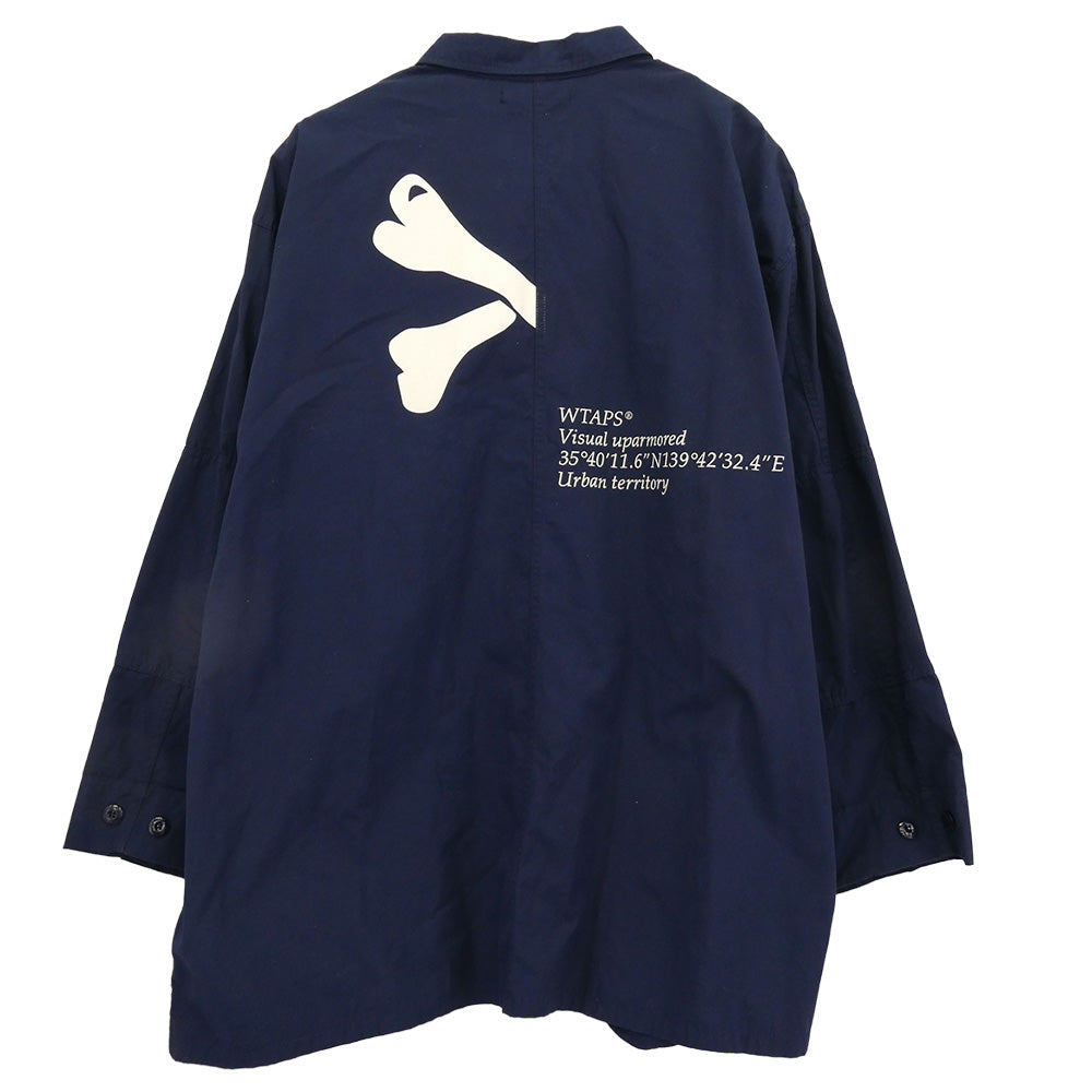 WTAPS ダブルタップス 18AW 182WVDT-JKM02S GUARDIAN 02 JACKET ガーディアン ジャケット ネイビー系 2【中古】