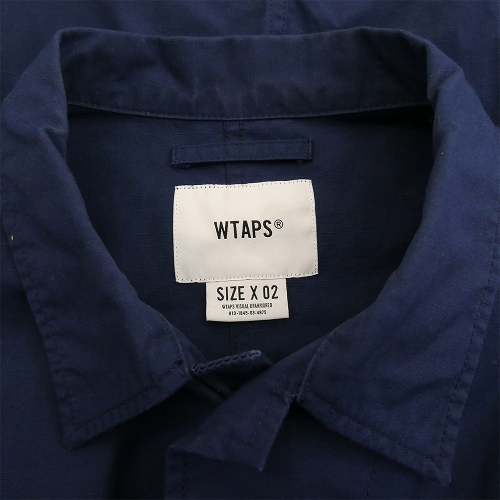 WTAPS ダブルタップス 18AW 182WVDT-JKM02S GUARDIAN 02 JACKET ガーディアン ジャケット ネイビー系 2【中古】