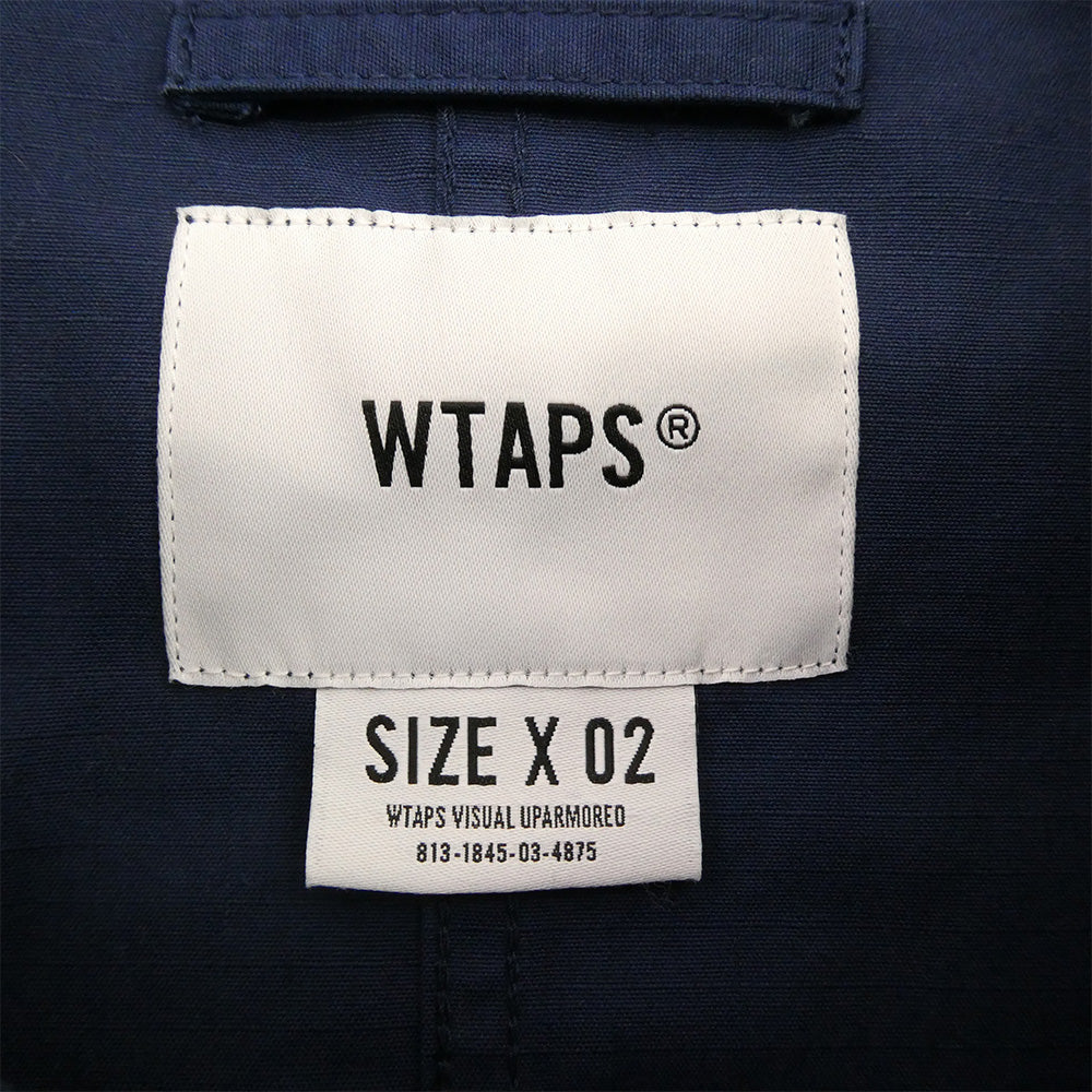 WTAPS ダブルタップス 18AW 182WVDT-JKM02S GUARDIAN 02 JACKET ガーディアン ジャケット ネイビー系 2【中古】